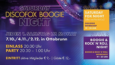 Saturday Fox & Boogie Night